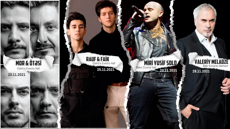 Noyabr ayında Bakıda hansı konsertlər keçiriləcək?