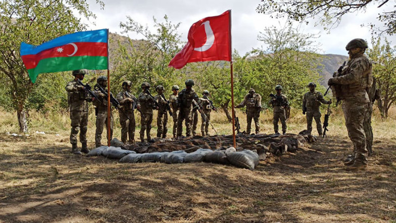 Azərbaycan və Türkiyə hərbçiləri Laçında birgə təlim keçirlər
