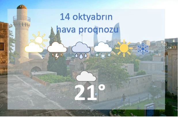 Bugün Bakıda güclü şimal-qərb küləyi əsəcək