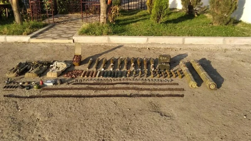 Şuşada ermənilərin atdığı silah-sursat aşkarlanıb