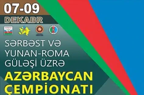 Azərbaycanda sərbəst və yunan-Roma güləşi üzrə çempionat başlayır