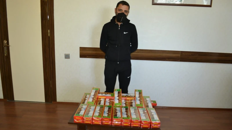 Balakəndə pirotexniki vasitələr satan şəxslər saxlanılıb