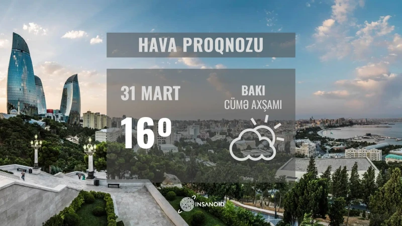 Martın son gününə olan hava proqnozu