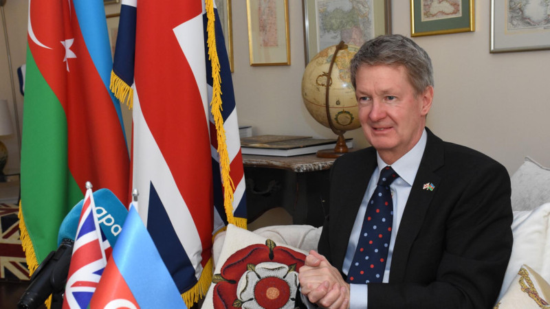Britaniya səfiri Baş nazirin ticarət elçisinin Azərbaycana səfərindən danışdı