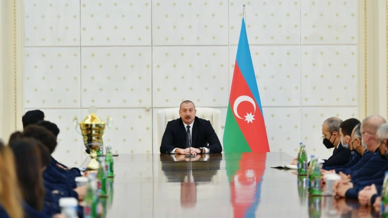 İlham Əliyev: Son vaxtlar Güləş Federasiyasında özbaşınalıq hökm sürürdü