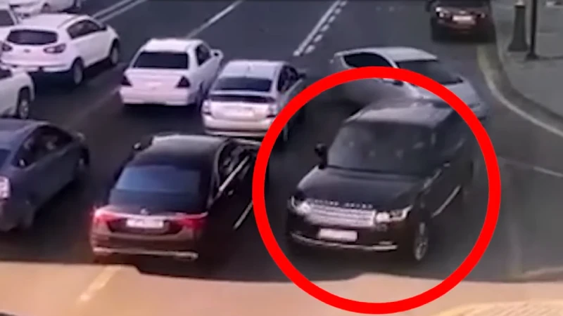 Bakıda polisə məhəl qoymayan Range-Rover sürücüsü saxlanılıb