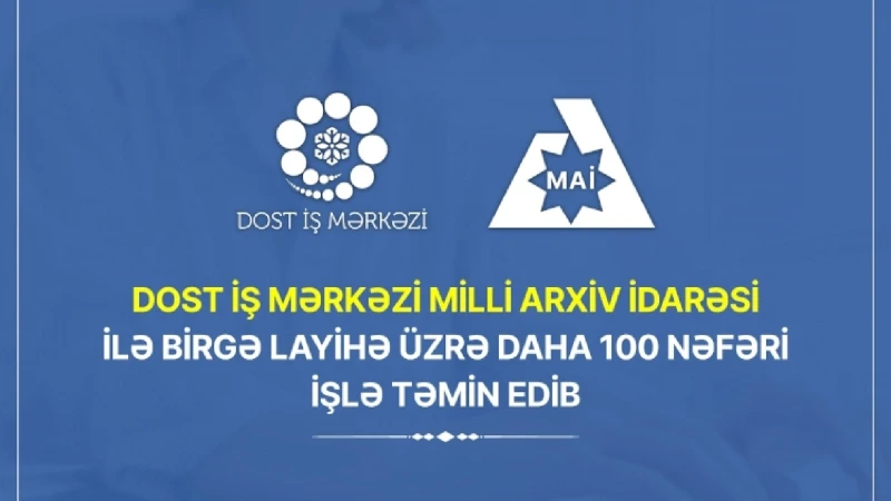 Daha 100 nəfər işlə təmin edilib