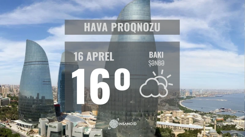 Sabahın hava proqnozu: 16° isti olacaq