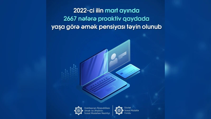 Mart ayında 3 minə yaxın şəxs yaşa görə pensiya təyinatı alıb