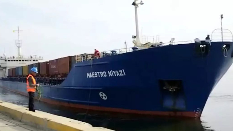 Transxəzər Marşrutu ilə Hövsan limanına ilk dəfə yük daşınıb