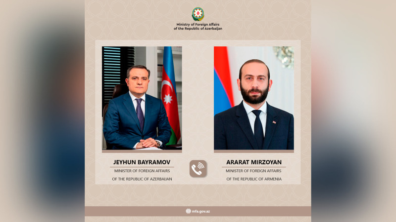Azərbaycan və Ermənistan XİN rəhbərləri arasında telefon danışığı baş tutub