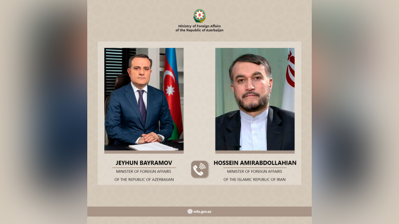 İran xarici işlər naziri Ceyhun Bayramovu İrana dəvət edib