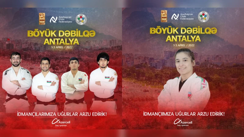 Böyük Dəbilqə: Azərbaycanın 5 cüdoçusu mübarizəyə başlayır