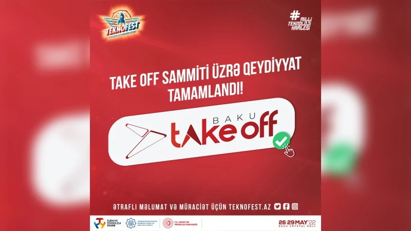 Take Off Baku: beynəlxalq startap sammitinə 32 ölkədən 300-ə yaxın startap qeydiyyatdan keçib