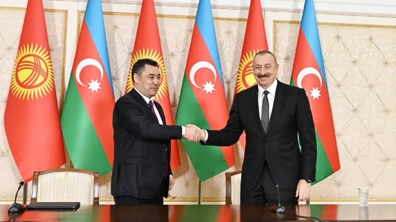 Azərbaycan və Qırğızıstan arasında tərəfdaşlıq bəyannaməsi imzalanıb