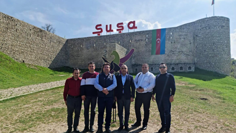 Rumıniyanın rəsmiləri Şuşaya səfər ediblər