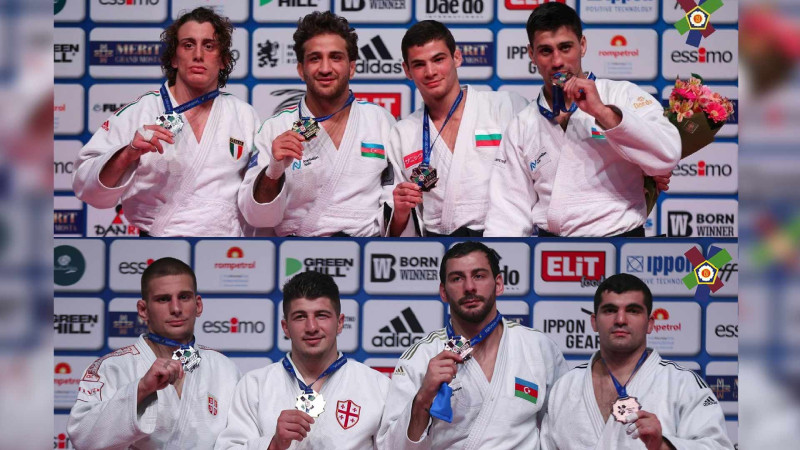 Azərbaycan cüdoçuları Avropa çempionatında 3 medal qazanıb