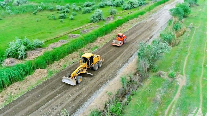 Beyləqanın 7 yaşayış məntəqəsini birləşdirən yol yenidən qurulur
