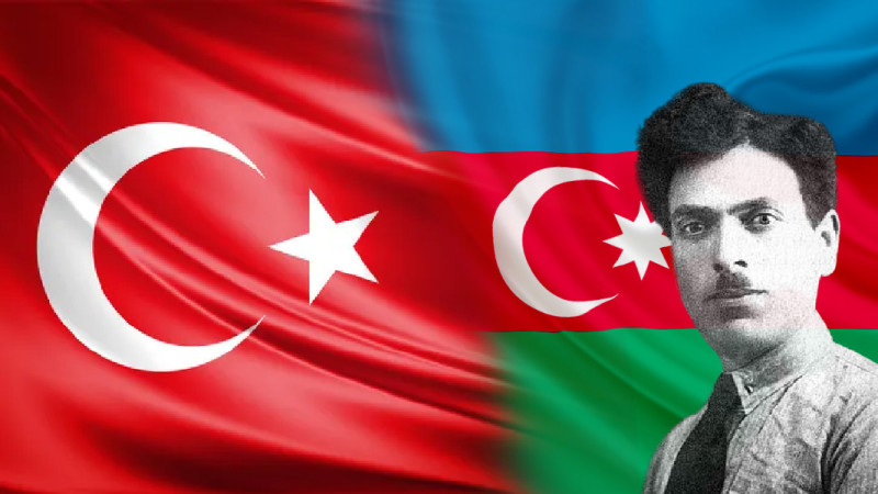 Ankarada dövlət himnimizin müəllifi Əhməd Cavadın heykəli ucaldılıb