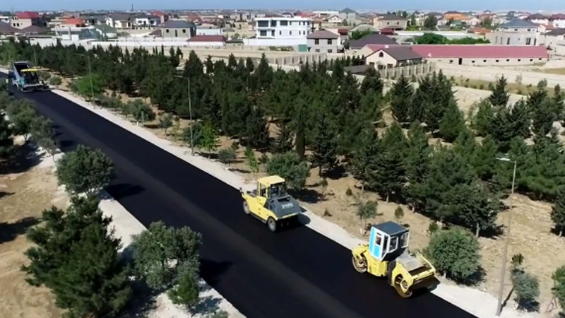Qala-Şüvəlan avtomobil yolunun təmiri davam etdirilir