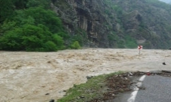 Böyük Qafqazın çaylarında suyun artımı qeydə alınır