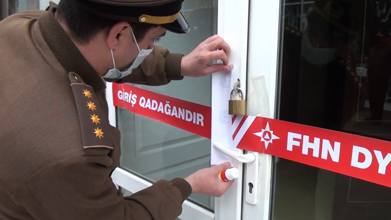 Bakıda gecə klubu yanğın təhlükəsizliyinə görə bağlanıb
