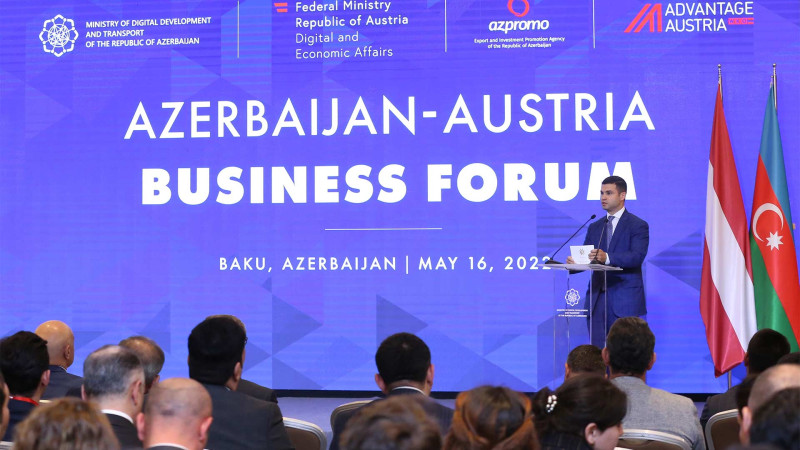 Bakıda Azərbaycan-Avstriya biznes forumu keçirilib