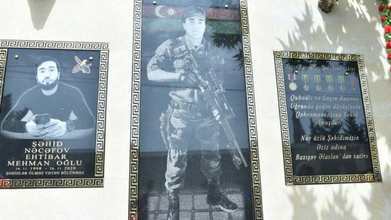 Bakıda Vətən müharibəsi şəhidinin xatirəsinə bulaq istifadəyə verilib