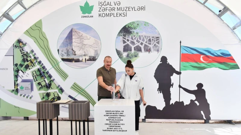 Zəngilanda İşğal və Zəfər muzeyləri kompleksinin təməlqoyma mərasimi baş tutub