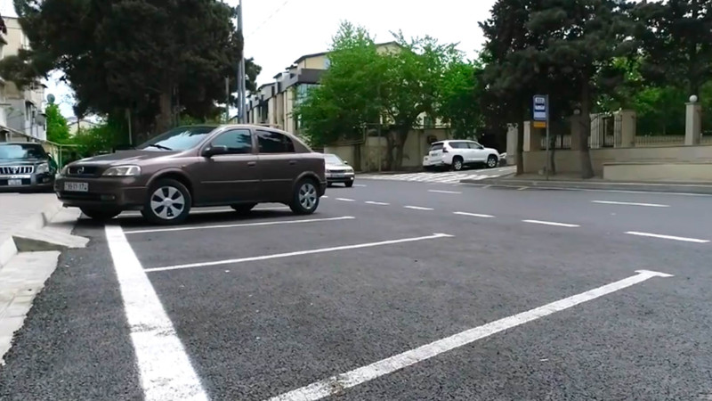 Bakıxanovda küçə təmir olunub