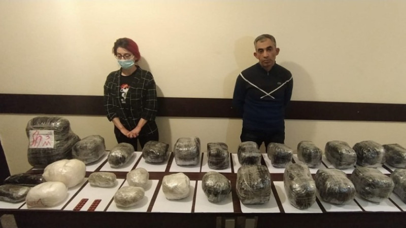 Sərhədçilər İrandan 27 kq narkotikin keçirilməsinin qarşısını alıblar