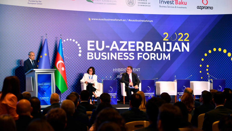 Avropa İttifaqı-Azərbaycan biznes forumu keçirilib
