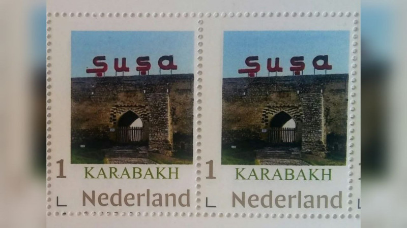 Niderlandda Şuşaya həsr olunan poçt markaları buraxılıb