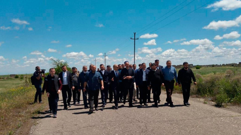 Gürcüstandan gələn din xadimləri Ağdama səfər ediblər