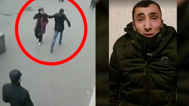 Bakıda qadınlara şillə vuraraq qaçan şəxs 6 ay həbs edilib