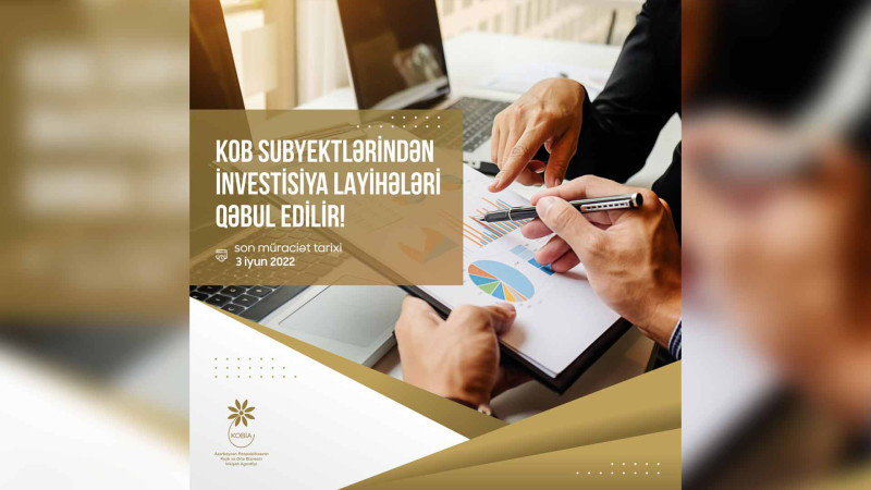 KOB subyektlərinin nəzərinə: investisiya layihələri qəbul edilir