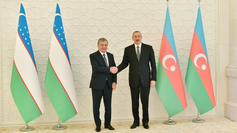 İlham Əliyev Özbəkistanda səfərdədir