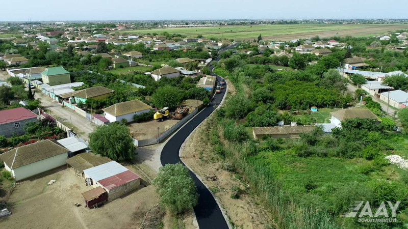 Biləsuvar rayonu: Əliabad-Xırmandalı-Bəydili avtomobil yolu yenidən qurulur