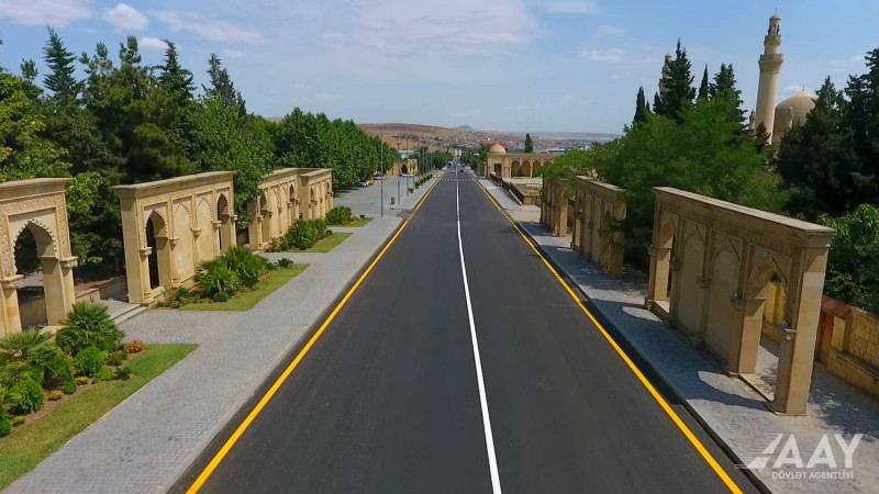 Şamaxıda 18 küçədə təmir işləri gedir