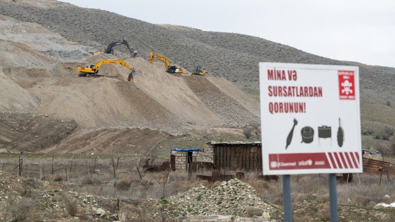 Cəbrayılda minaya düşən ANAMA əməkdaşları evə buraxılıb