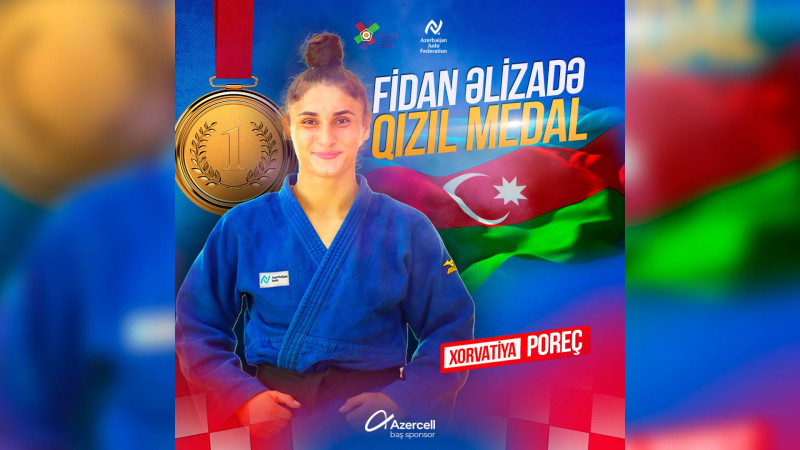 Avropa çempionatı: Azərbaycan cüdoçusu qızıl medal qazanıb