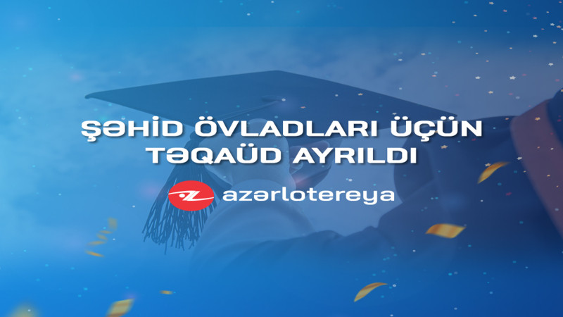 “Azərlotereya” ASC şəhid övladlarına təhsil təqaüdü ayırıb