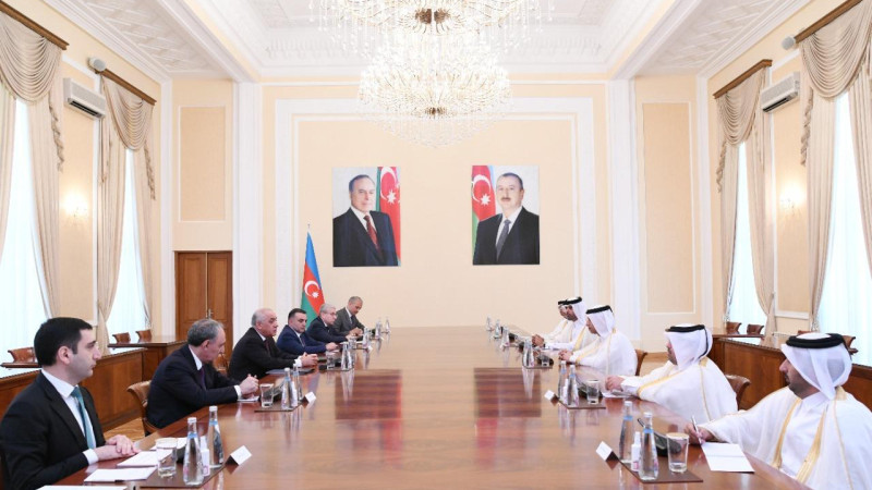 Baş nazir Əli Əsədov Qətərin Baş prokuroru ilə görüşüb