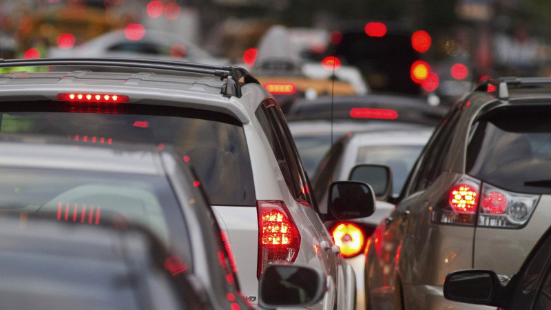 Bakı: tıxaca görə avtobuslar gecikib