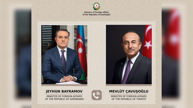 Ceyhun Bayramov iranlı həmkarı ilə telefonda danışıb