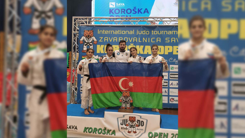 Azərbaycan cüdoçuları Sloveniyada 8 medal qazanıblar