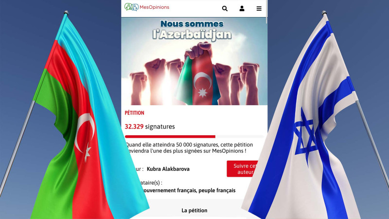 İsrail mətbuatı vətəndaşları Fransa Senatına qarşı petisiyanı dəstəkləməyə çağırıb
