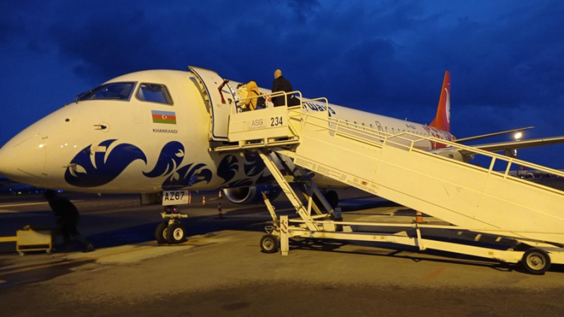 Zəngilan hava limanı ilk sərnişinlərini qəbul edib