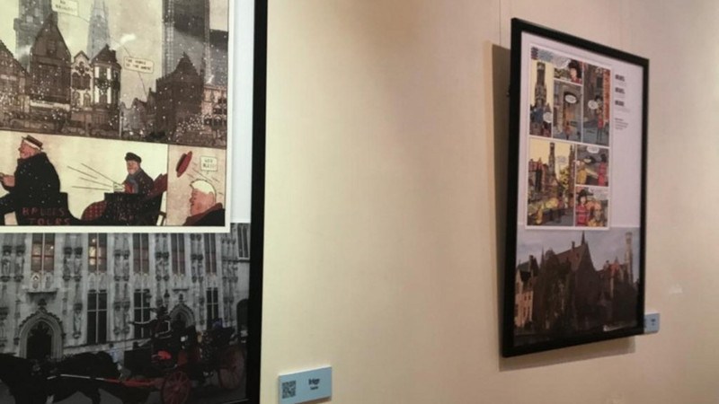 Bakıda “Belçikaya komikslərlə səyahət” adlı sərgi açılıb