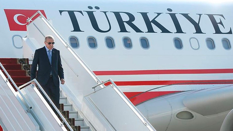 Türkiyə Prezidenti Azərbaycana səfərə yola düşüb